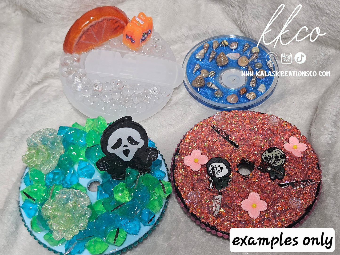 CUSTOMIZED ON LIVE Lid for Snow Globe Tumblers