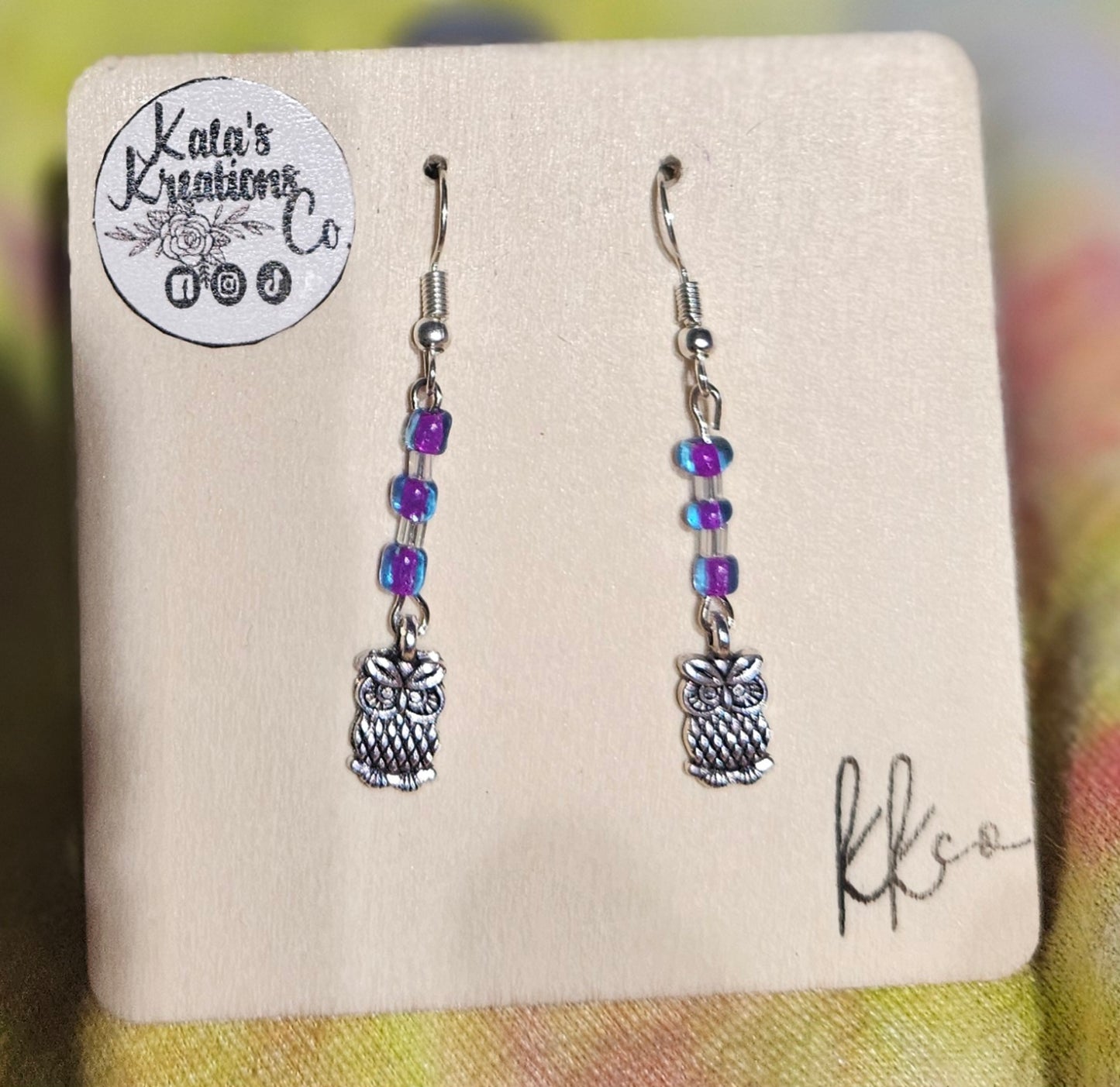 Wise ol bird Earrings (Copy)