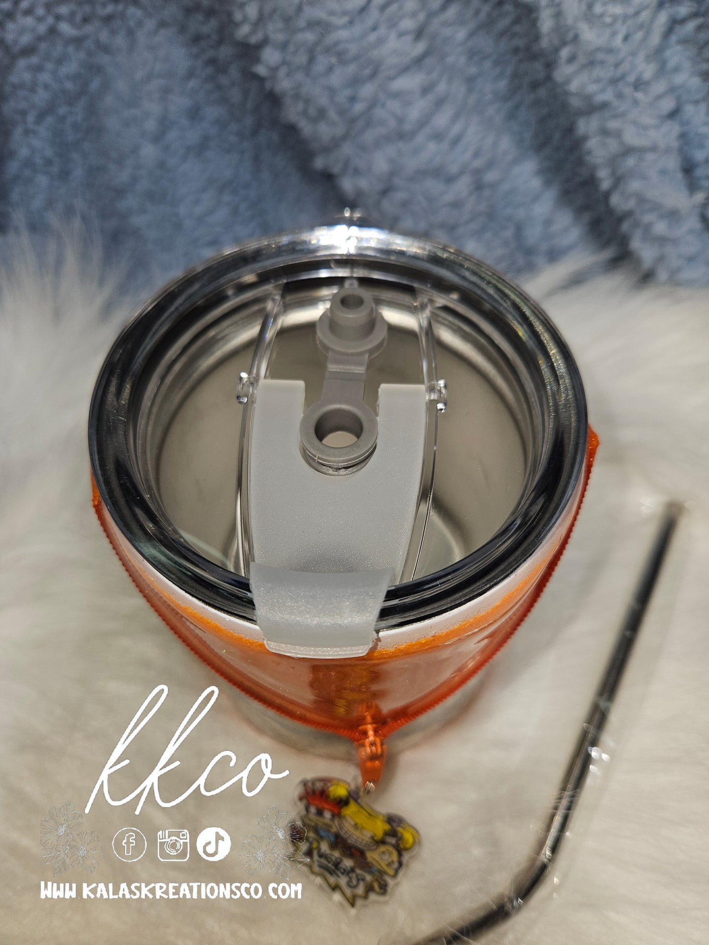 10 oz Rug babies zipper shortie epoxy tumbler