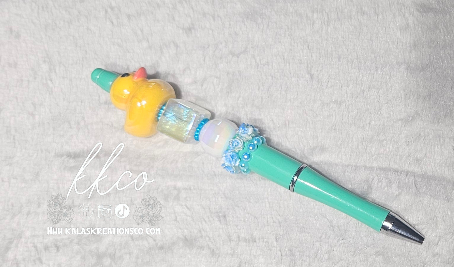 Duckie 2 Hand-beaded Pen
