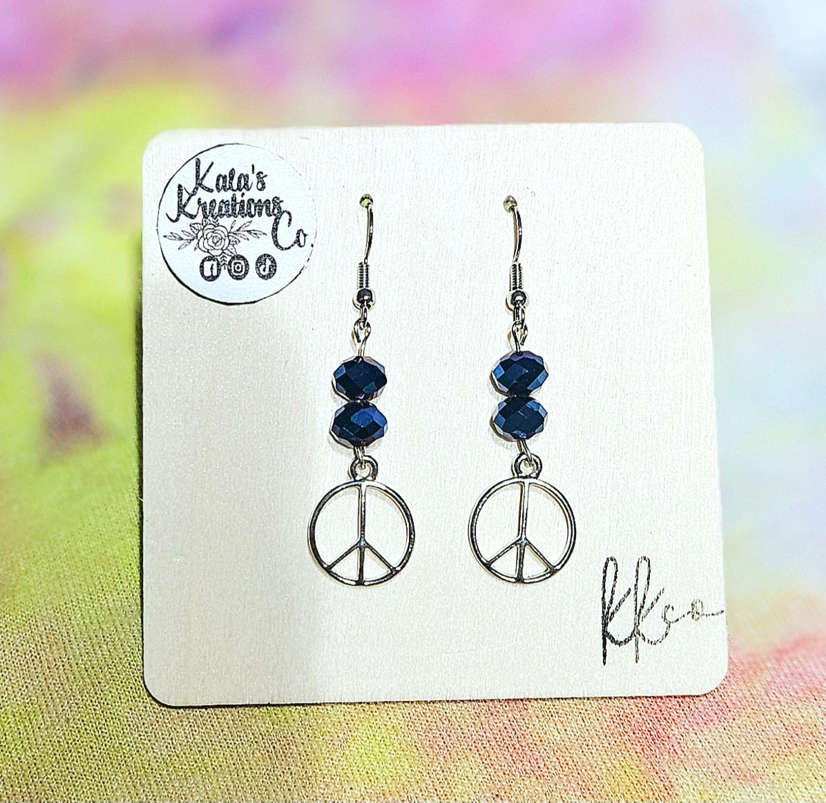 Peace N sunshine Earrings