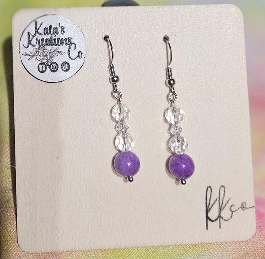 Purple passion Earrings