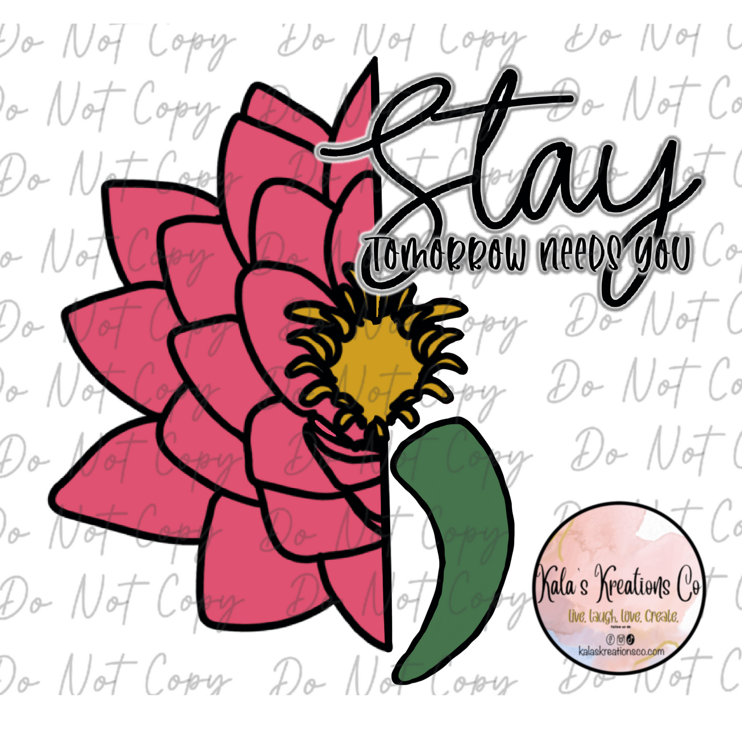 DIGITAL FILE Stay flower