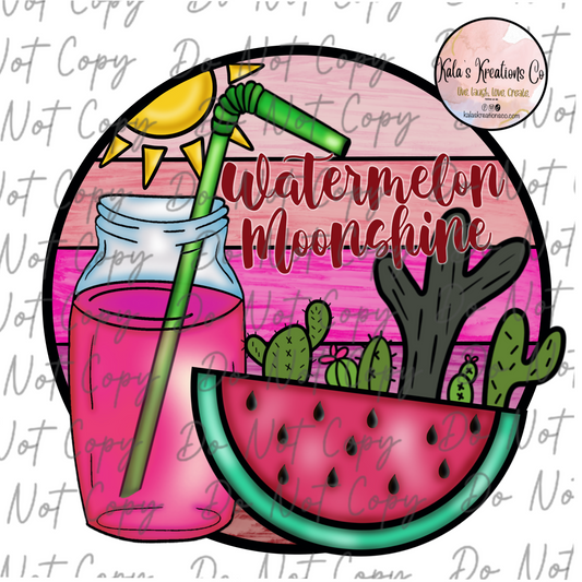 DIGITAL FILE watermelon moonshine