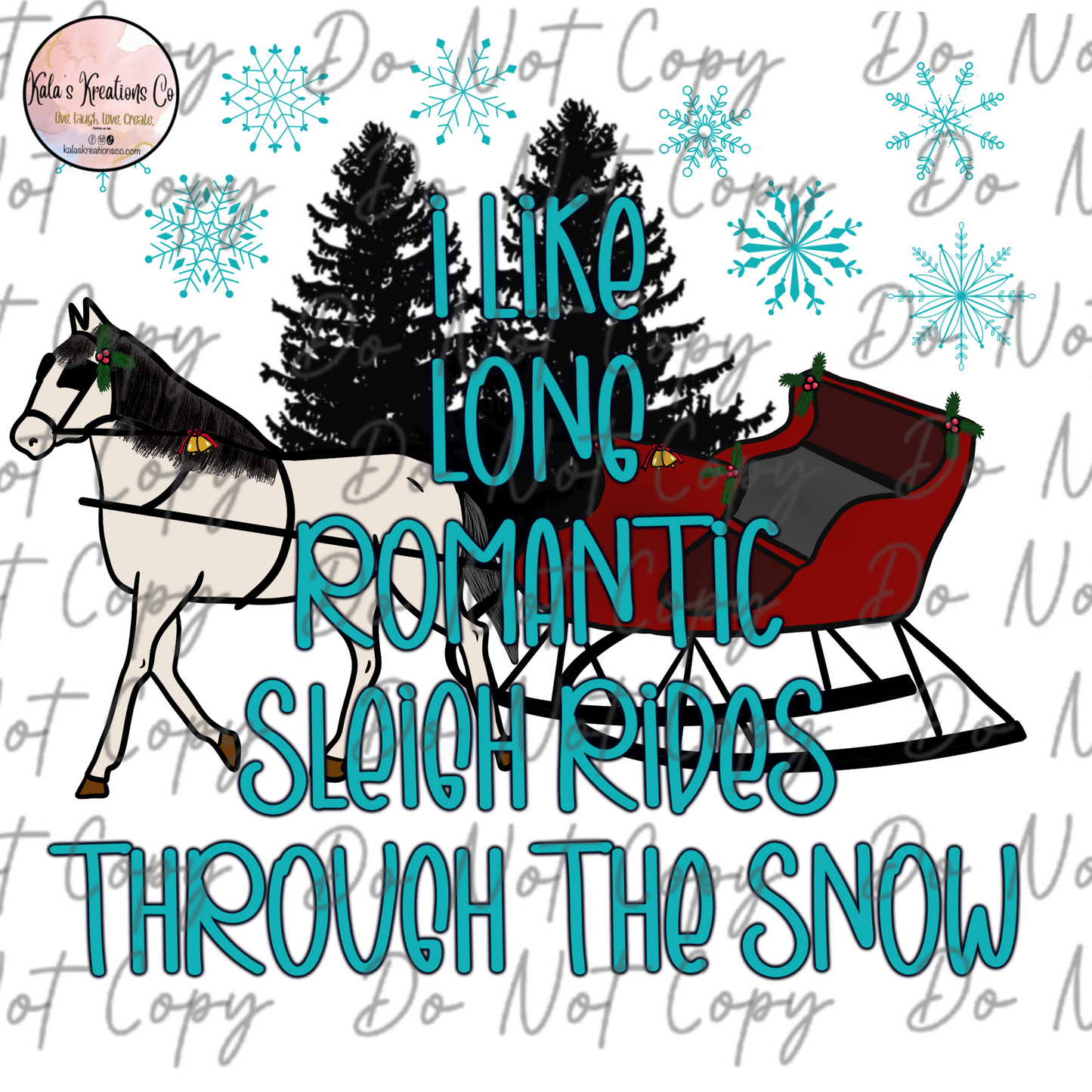 DIGITAL FILE Sleigh Ride