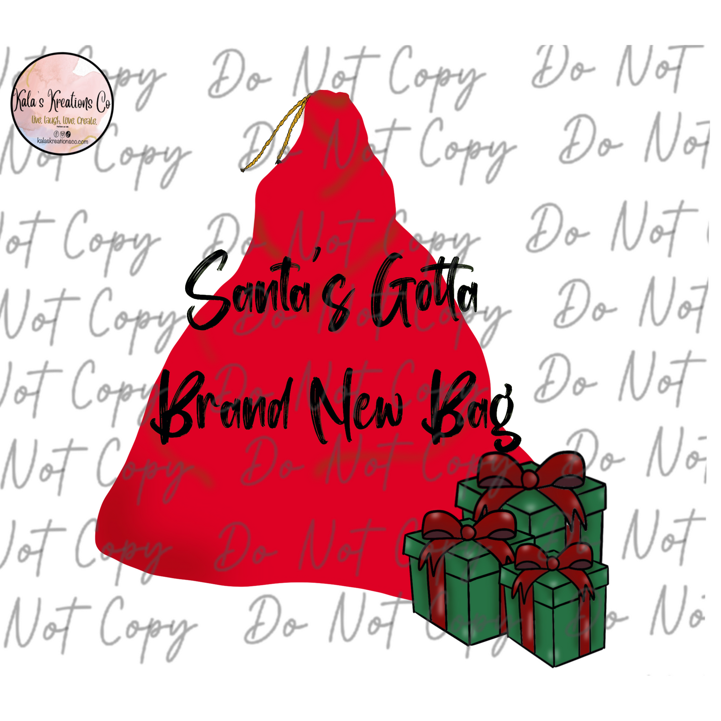 DIGITAL FILE Santa’s Bag