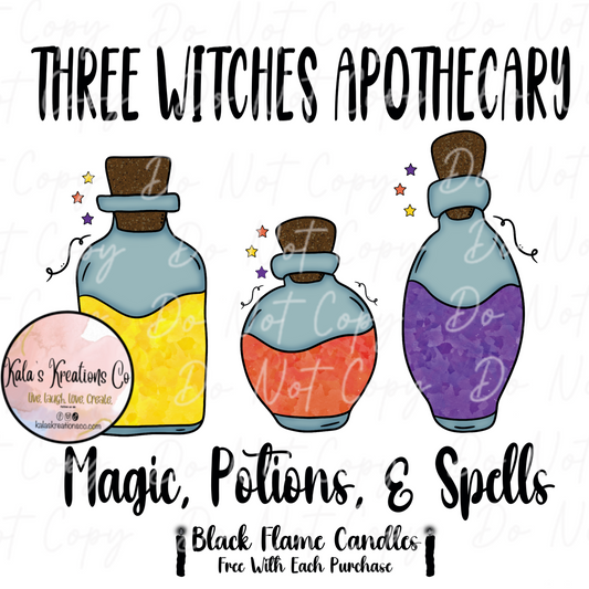 DIGITAL FILE three witches apothecary