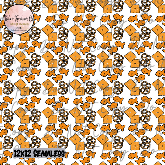 DIGITAL FILE 12x12 seamless toddler snacks