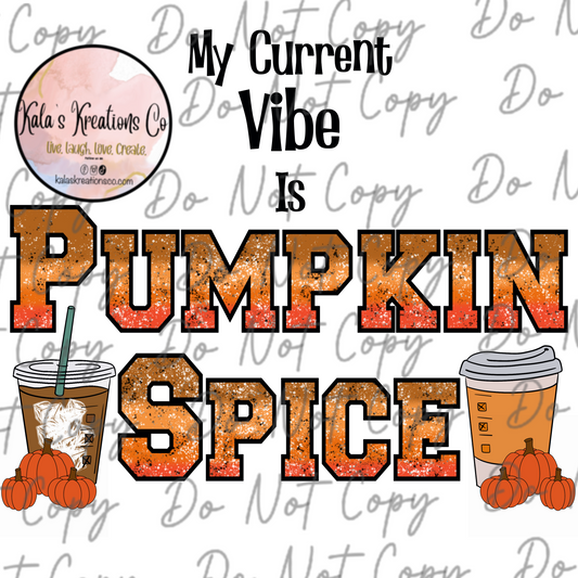 DIGITAL FILE vibe is pumpkin spice