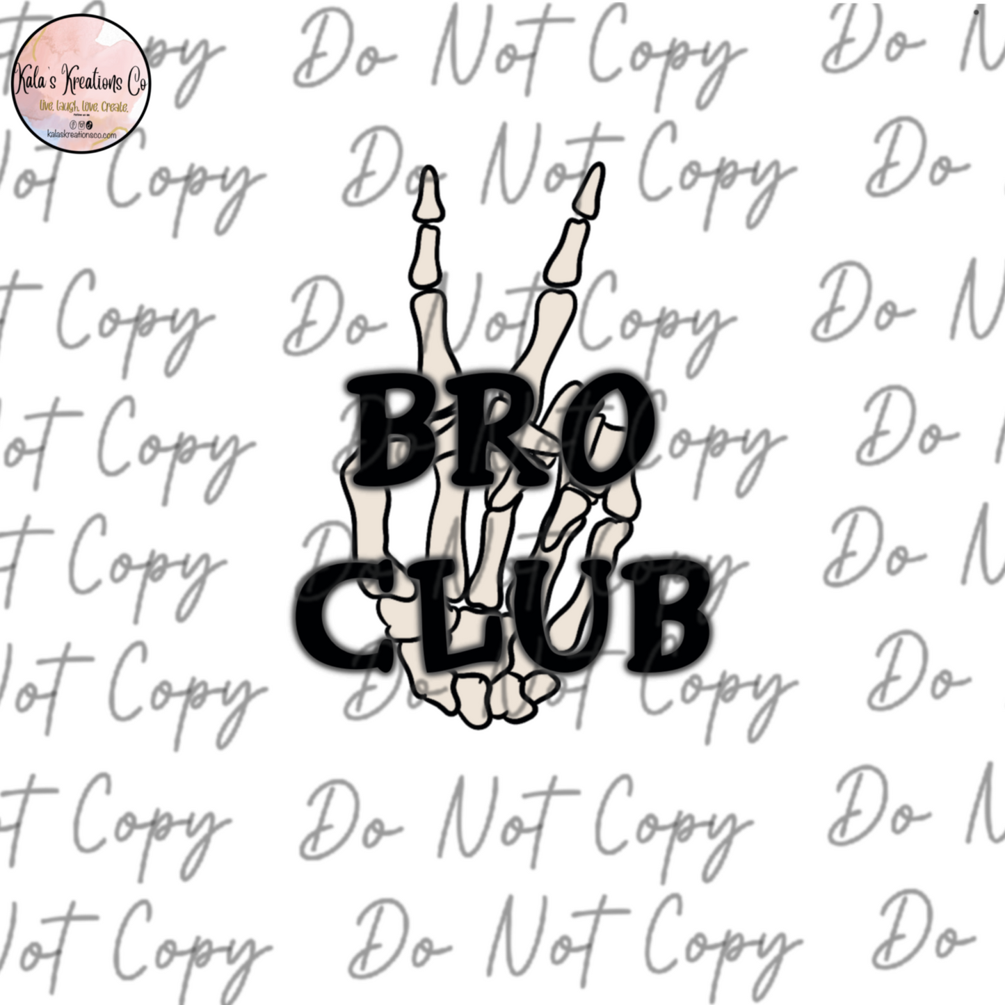 DIGITAL FILE bros 4 life bro club with pocket image