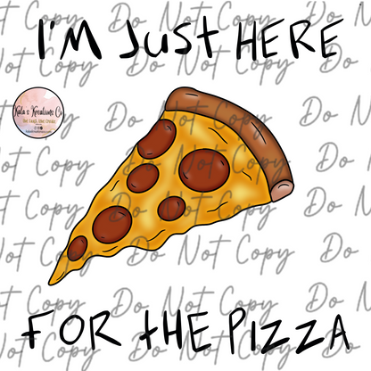 DIGITAL FILE here for the pizza