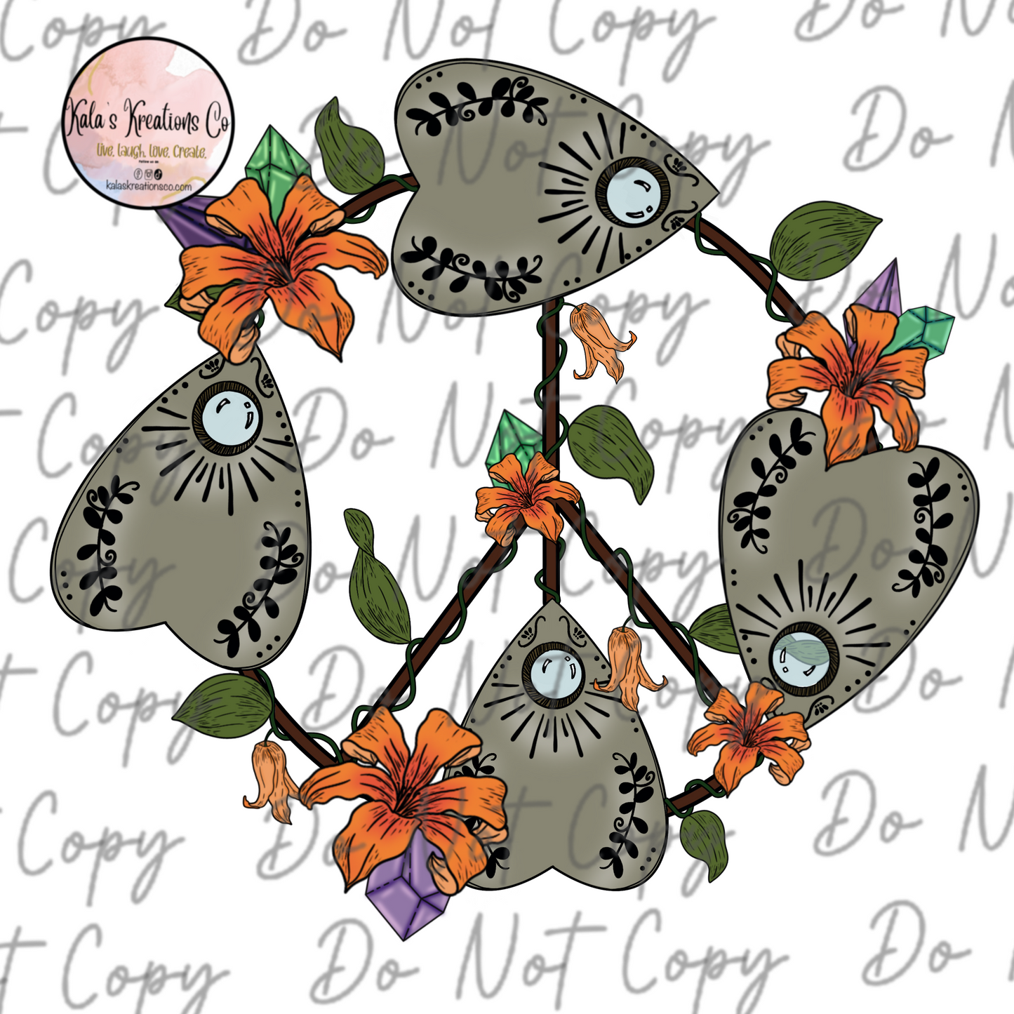 Lily Planchette & Peace DIGITAL FILE (3 included)