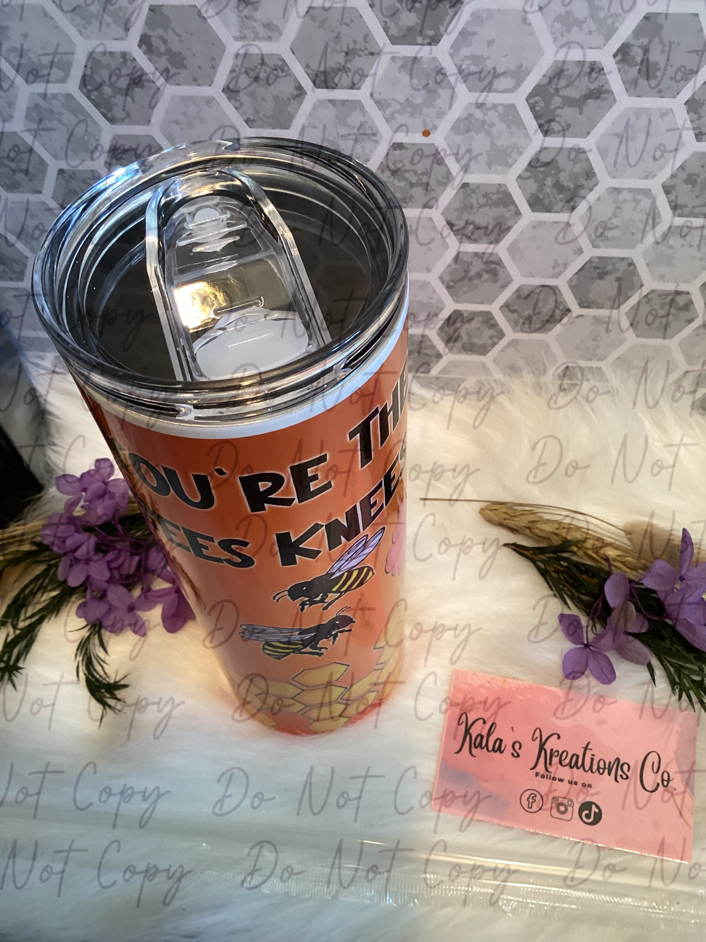 20 oz you’re the bees knees sublimation tumbler