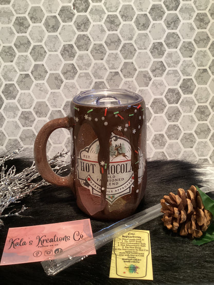 16 oz Hot Chocolate Drip mug tumbler