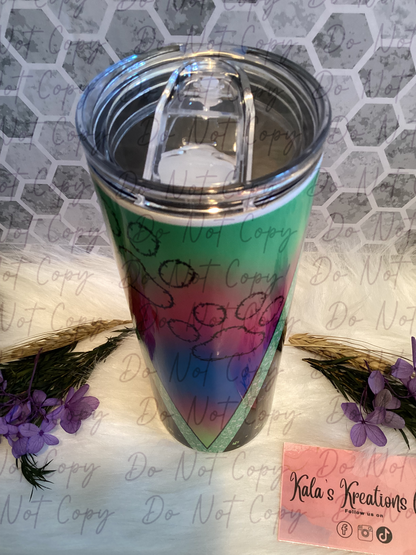 20 oz dog mama sublimation tumbler