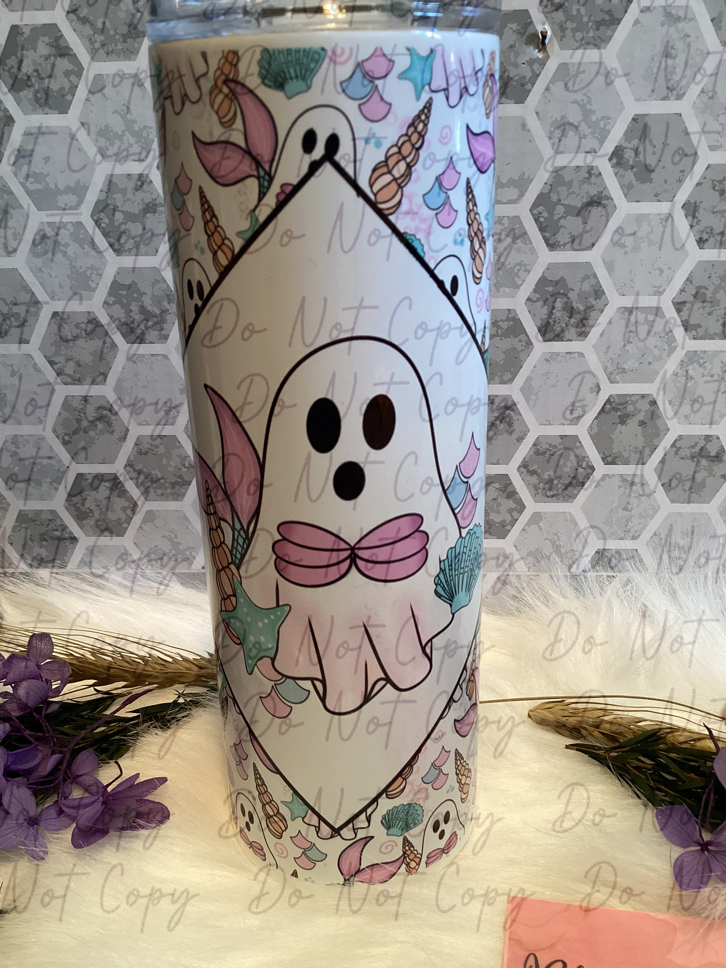 20 oz Mer-ghost sublimation tumbler