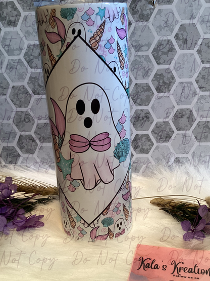 20 oz Mer-ghost sublimation tumbler