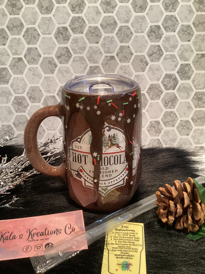 16 oz Hot Chocolate Drip mug tumbler