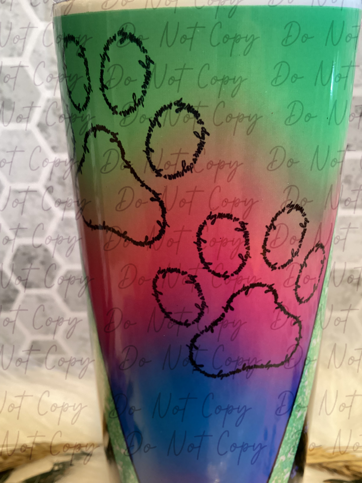 20 oz dog mama sublimation tumbler