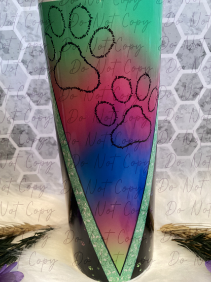 20 oz cat mama sublimation tumbler