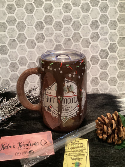 16 oz Hot Chocolate Drip mug tumbler