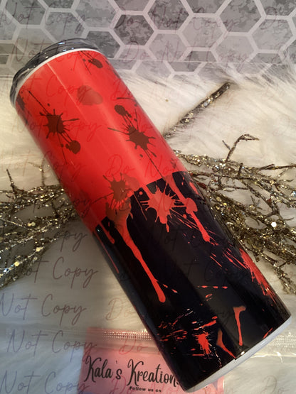 20 oz sublimation True crime all the time tumbler