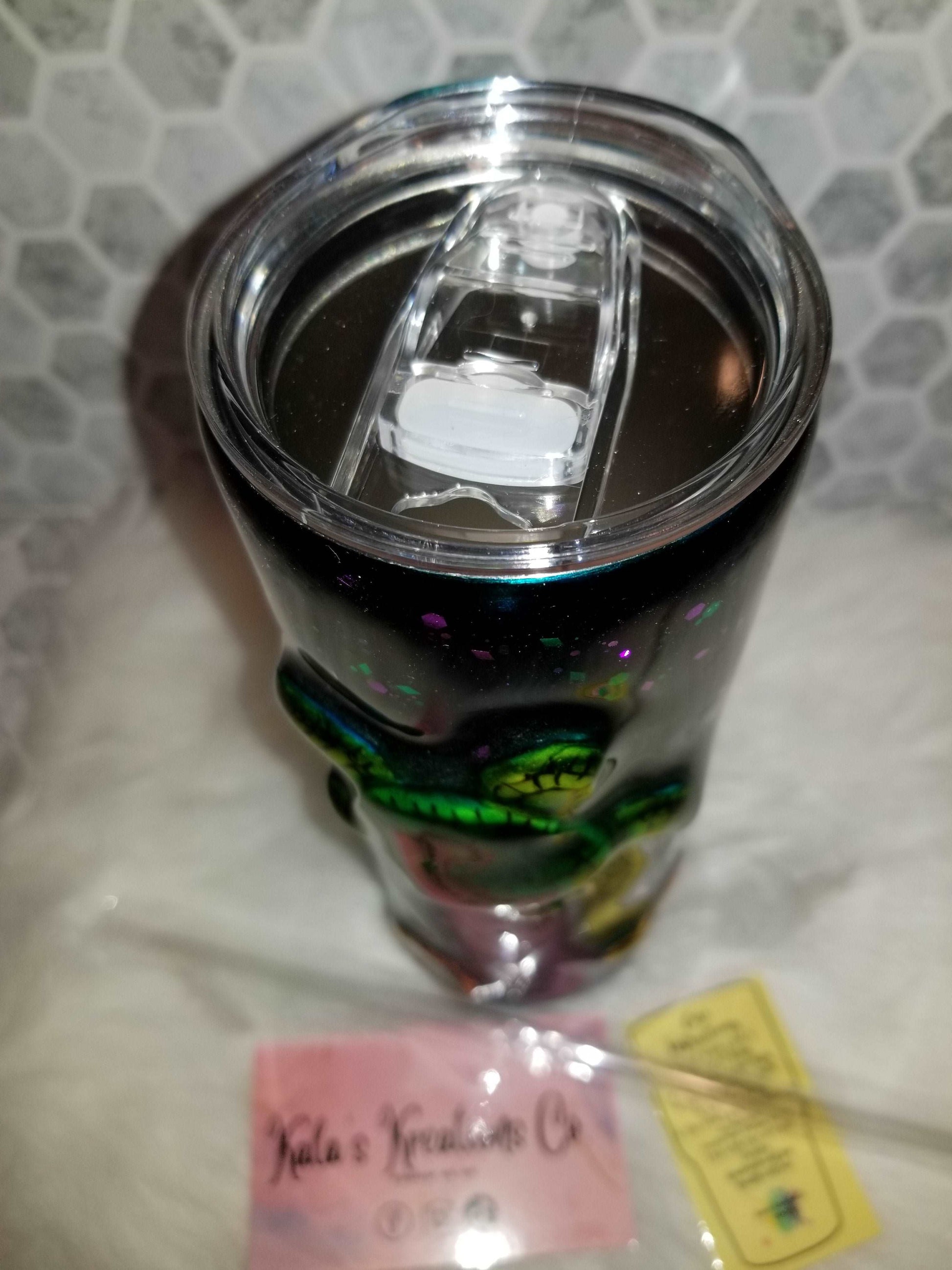 20 oz 3D sea turtle tumbler