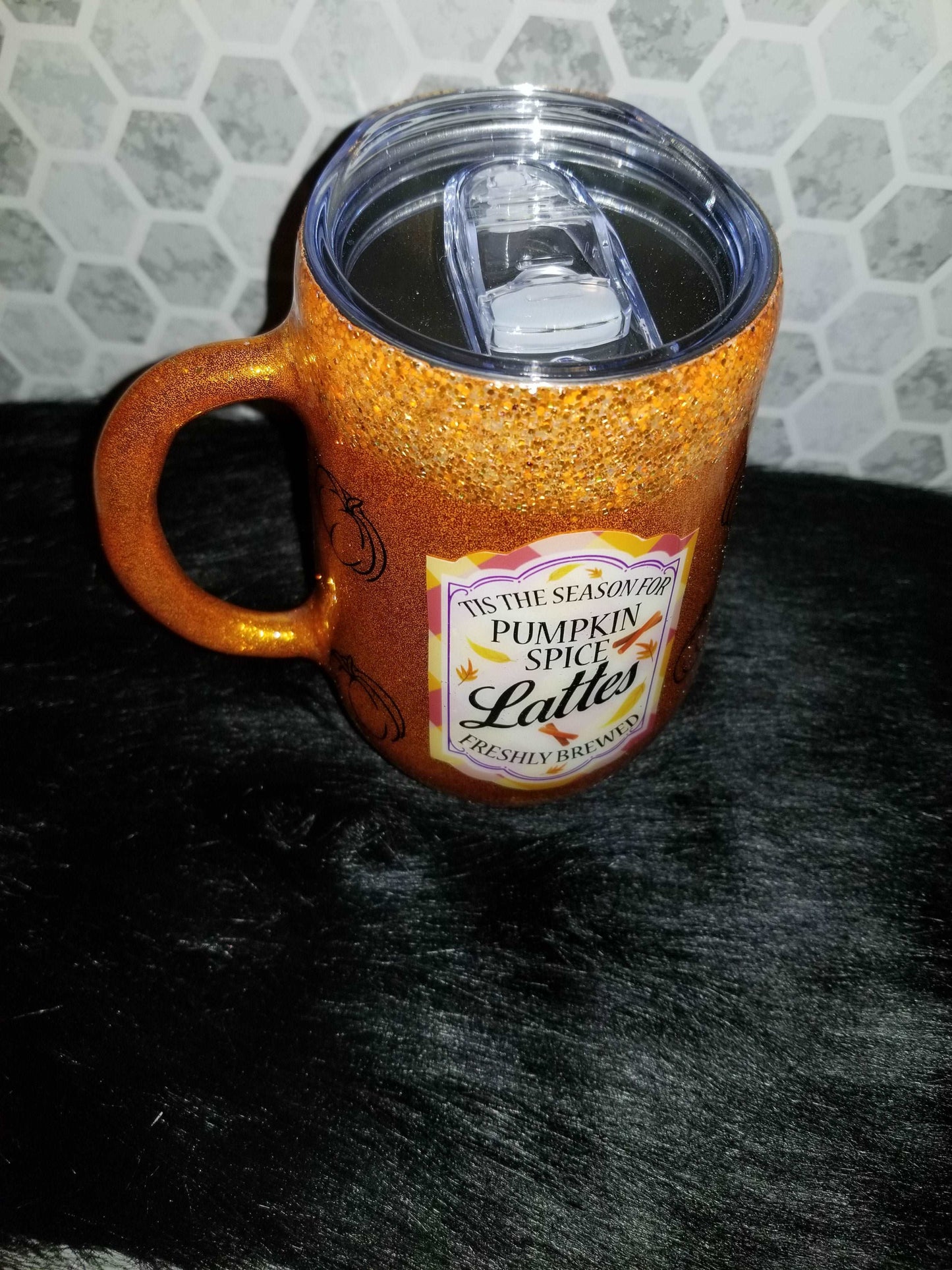 16oz Pumpkin Spice Latte Resin Mug