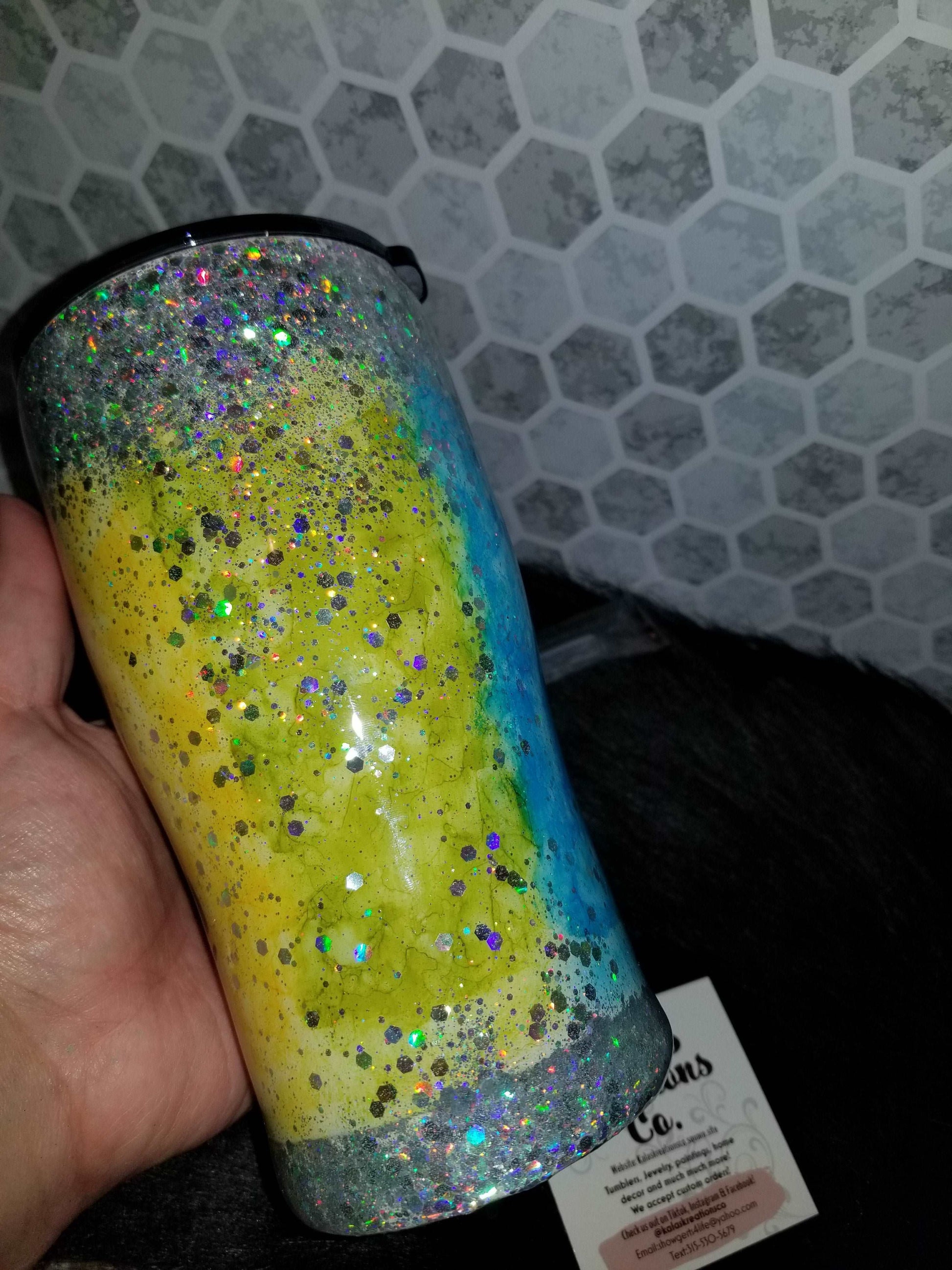 20 oz Love is Love rainbow tumbler