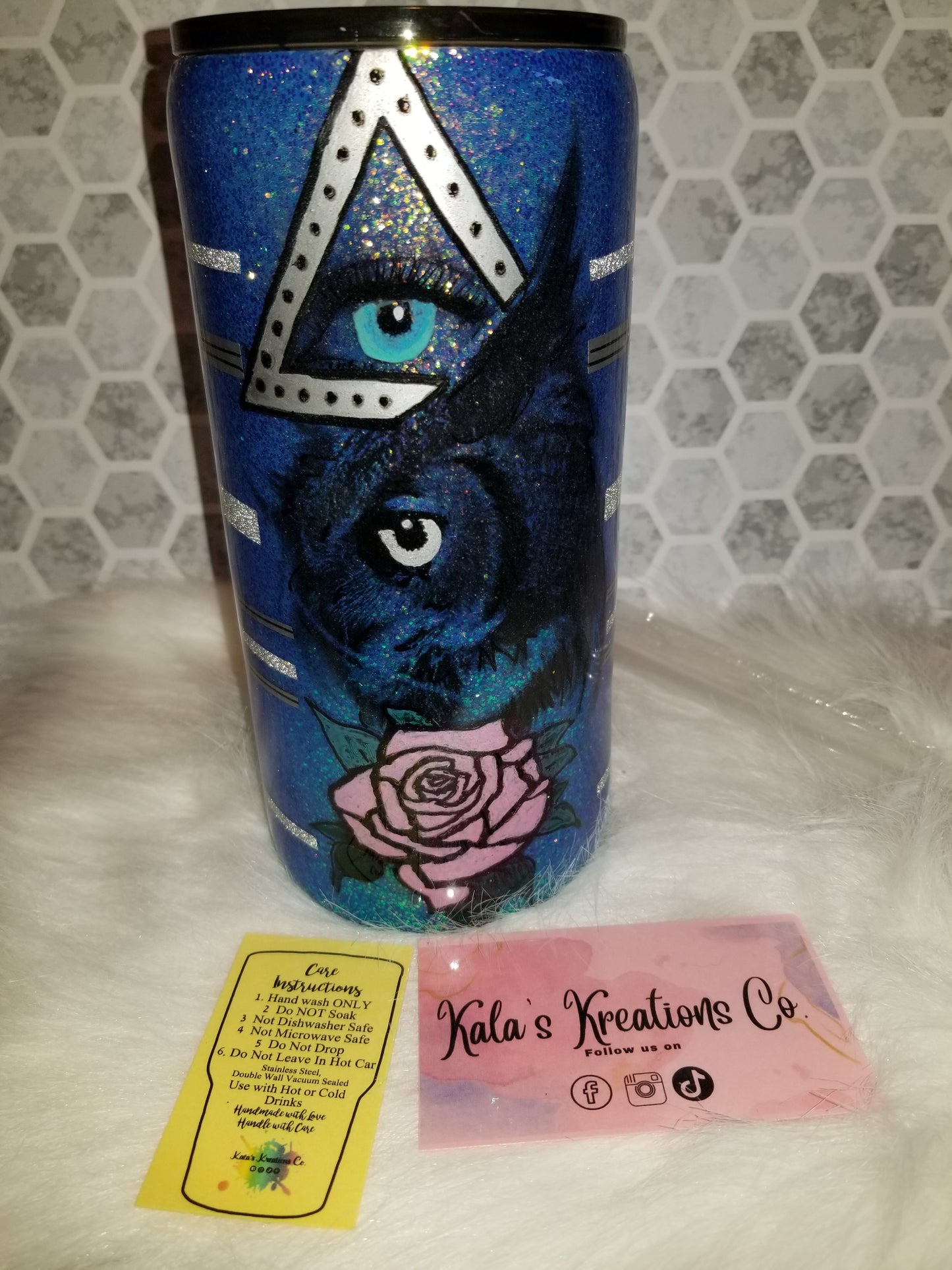 30 oz owl tattoo tumbler