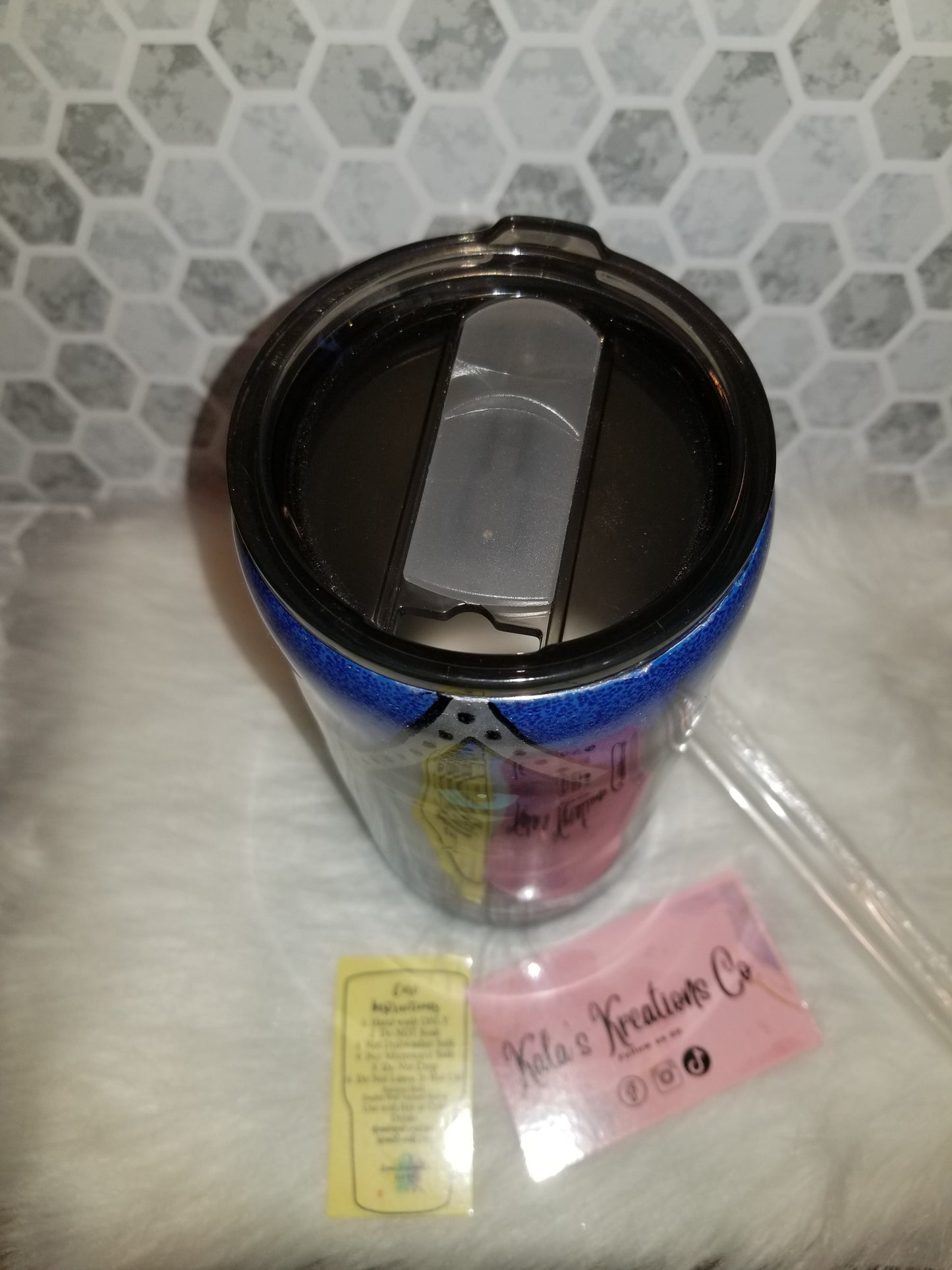 30 oz owl tattoo tumbler