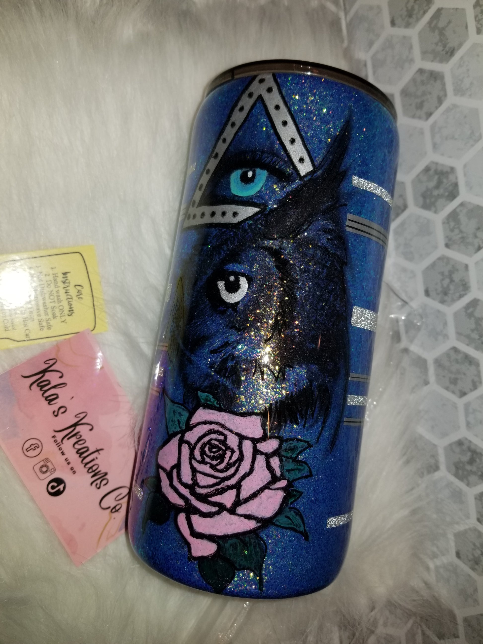 30 oz owl tattoo tumbler