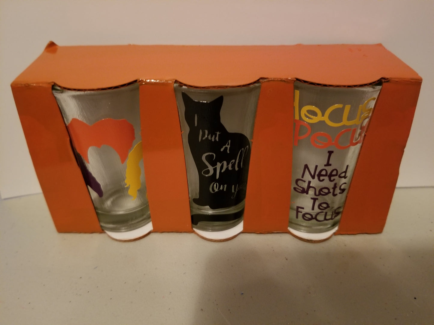 Set of 3- Hocus Pocus shot glasses