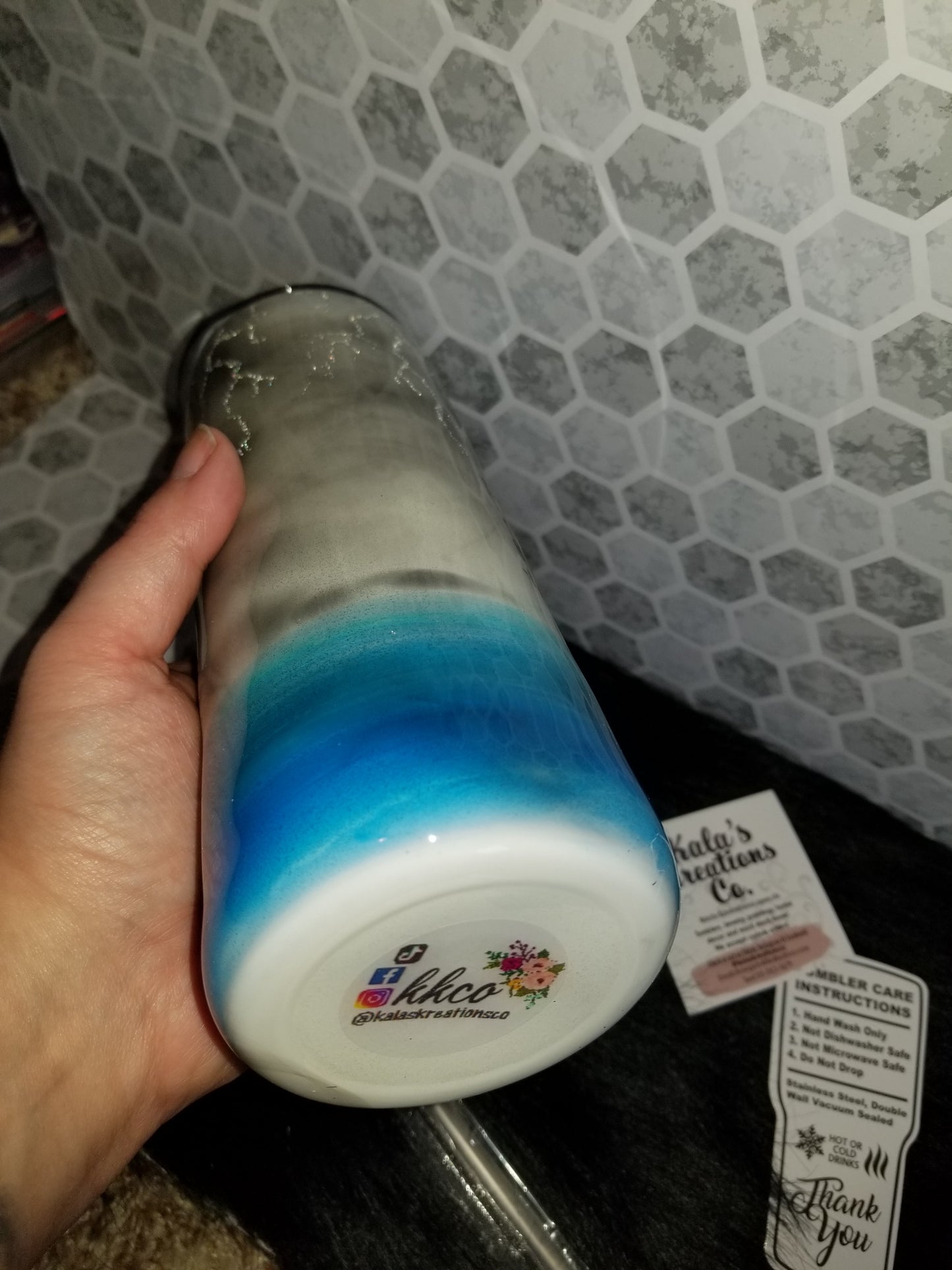 20oz skinny peace in the storm tumbler