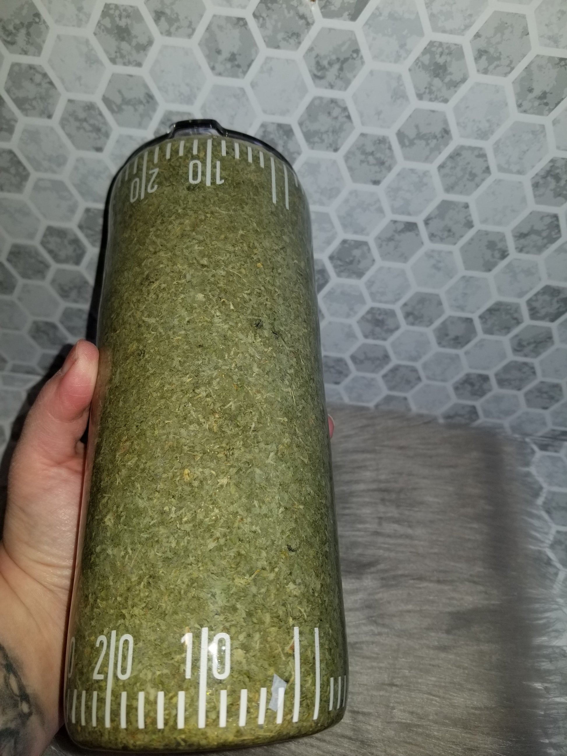 30oz football field tumbler