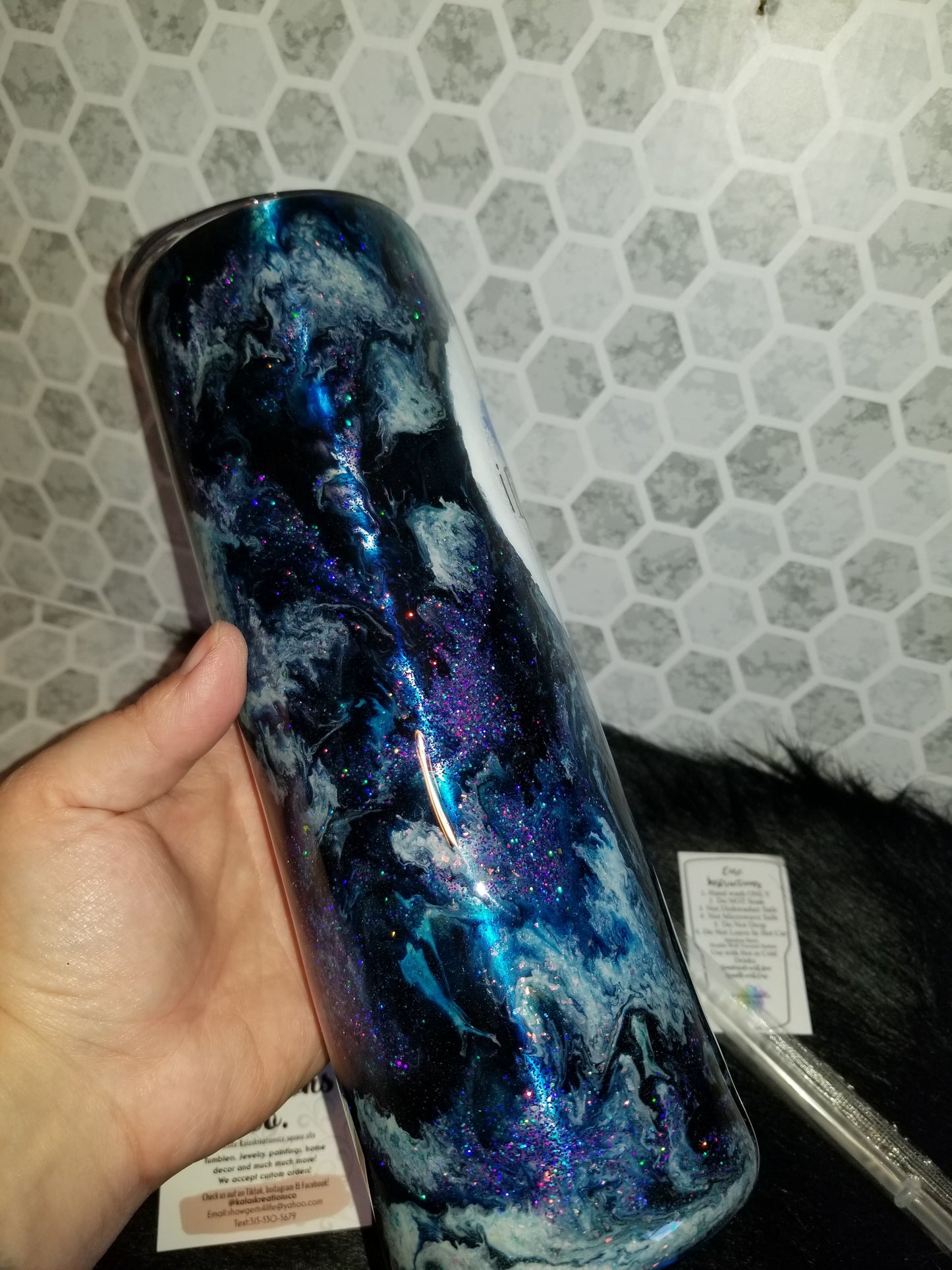 30 oz Skinny "I like pretty things" tumbler