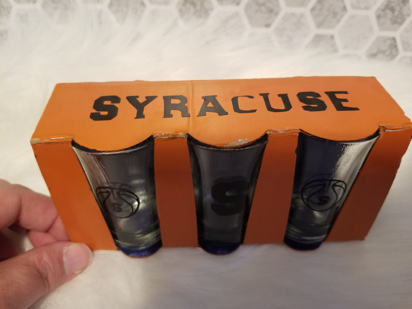 Set of 3 shot glasses- Syracuse bball