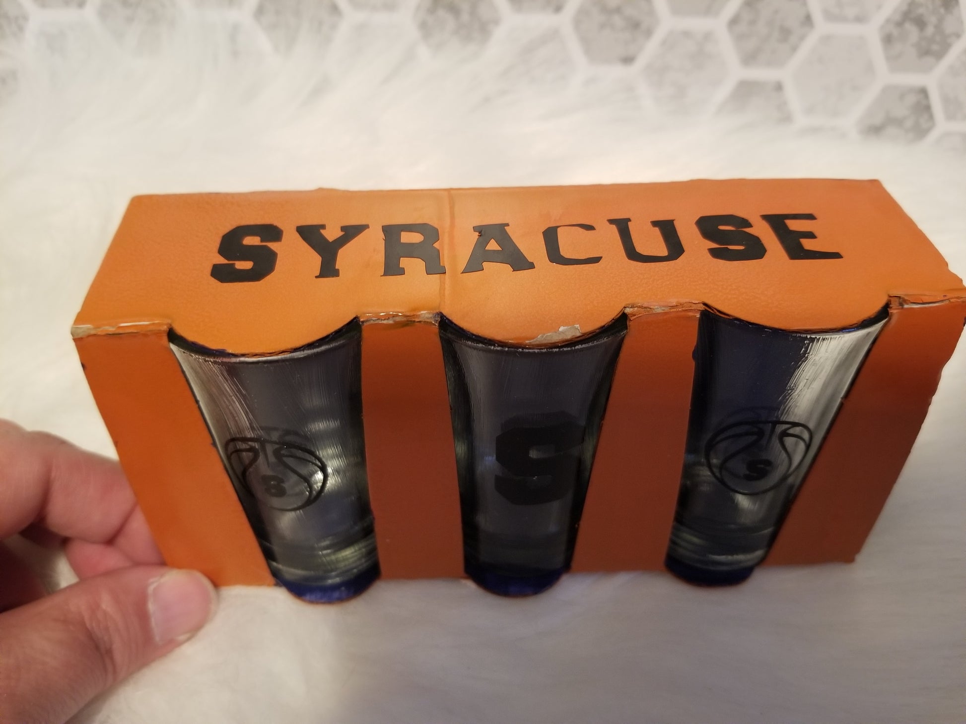 Set of 3 shot glasses- Syracuse bball